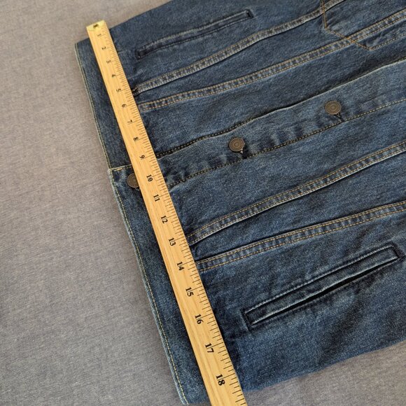 Levi's Men's Classic indigo Jean Jacket with button closure - Denim- Size M - Picture 12 of 13